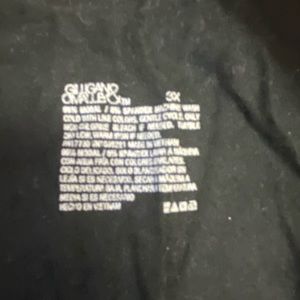 Black with white piping pajama shorts and top